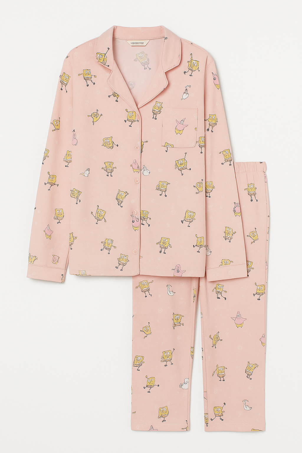 Women’s Secret SpongeBob Print Pajama Set